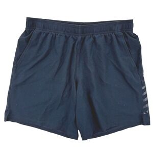 New Balance Athletic Shorts Men's L Navy Blue Running Gym Active Sport
